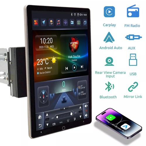 Double 2din rotatable - double, 10.1"